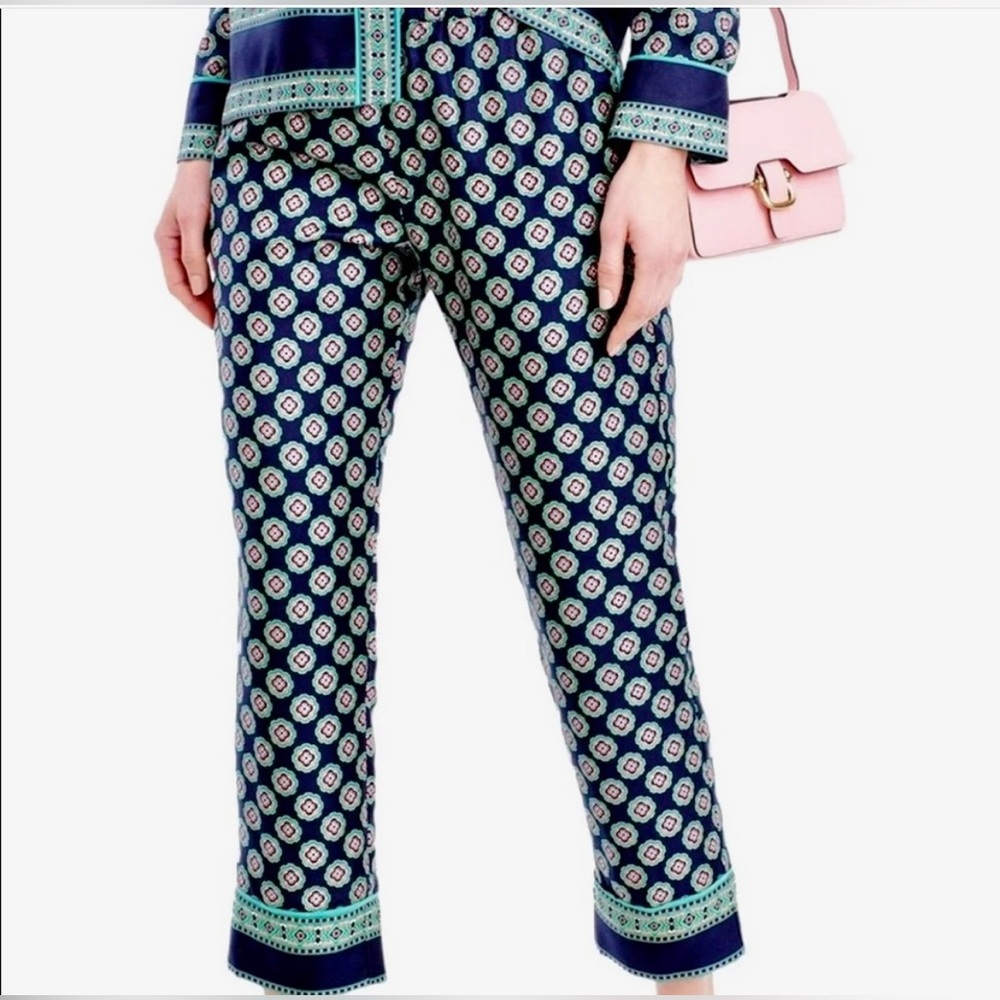 J.CREW Collection Silk Capri Pants Size 2